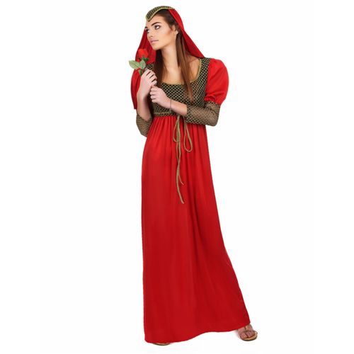 Déguisement Médiéval Rouge Femme - Taille: L