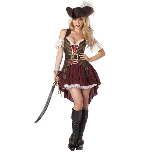 Déguisement Pirate Aventurière Femme - Taille: Xxl (46/48)