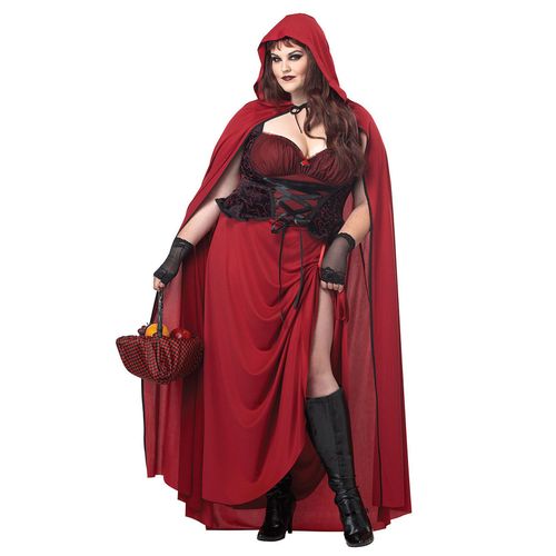 Déguisement Petit Chaperon Rouge Gothique Femme Halloween - Taille: Xxl