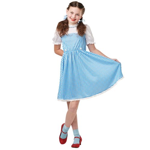 Déguisement Dorothy Le Magicien D'oz Fille - Taille: 7 À 8 Ans (128 Cm)