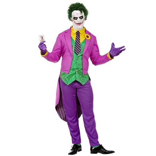 Déguisement Psychopathe Fou Violet Homme Xl