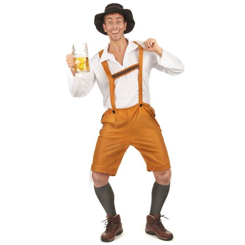 Déguisement Bavarois Jaune Homme - Taille: M