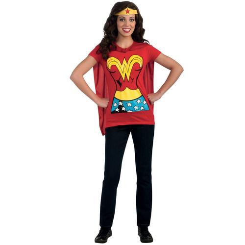 T-Shirt Wonder Woman Adulte - Taille: Large
