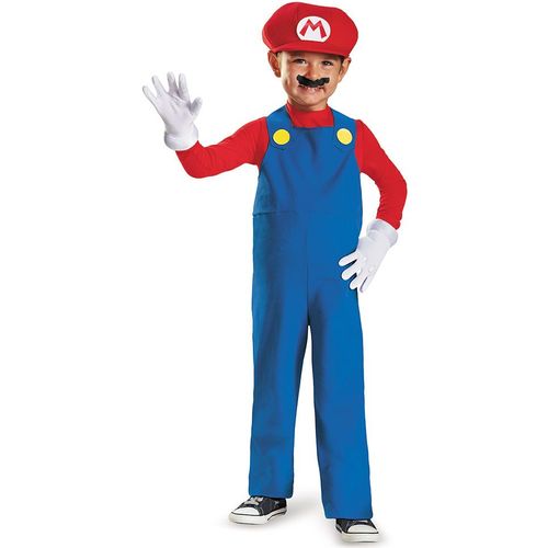 Déguisement Mario Enfant - Taille: 3 - 4 Ans (97 - 109 Cm)