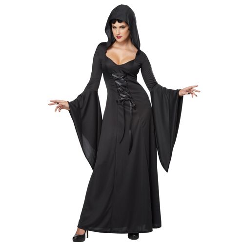 Déguisement Sorcière Noire Pour Femme Halloween - Taille: Xl (44/46)