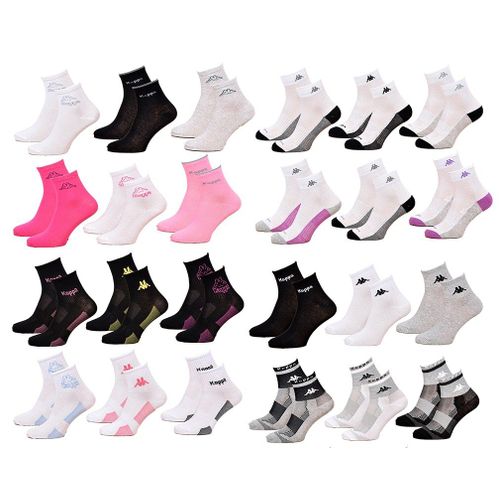 Chaussettes Femme Kappa Quarter Pack De 12 Paires Surprise