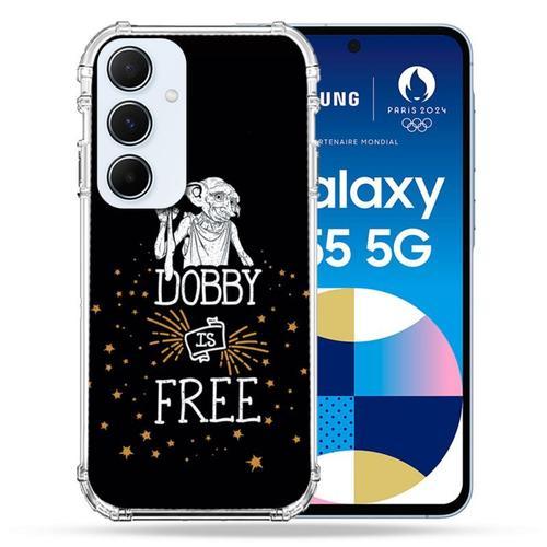 Coque Renforcé Pour Samsung Galaxy A55 5g Harry Potter Dobby Free Noir