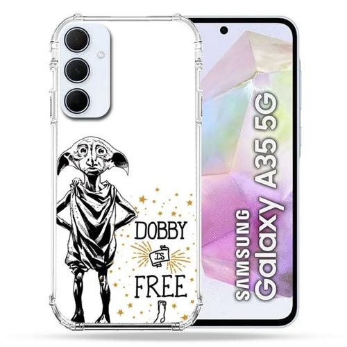 Coque Renforcé Pour Samsung Galaxy A35 5g Harry Potter Dobby Free Blanc
