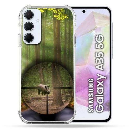 Coque Renforcé Pour Samsung Galaxy A35 5g Chasse Sanglier Viseur