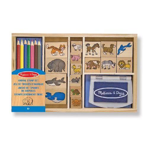 Melissa Doug Animal Stamp Set