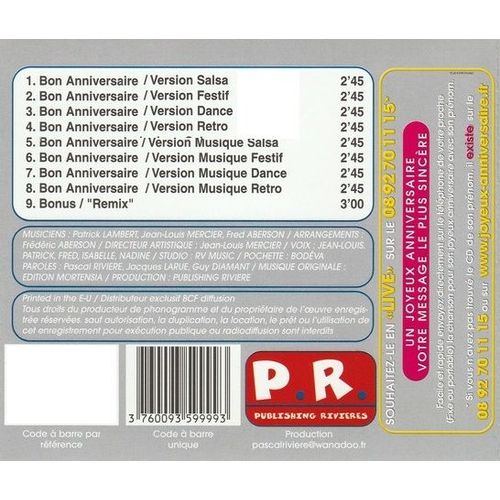 Bon Anniversaire Cecile Cd Rakuten Bon Anniversaire Cecile Cd Rakuten