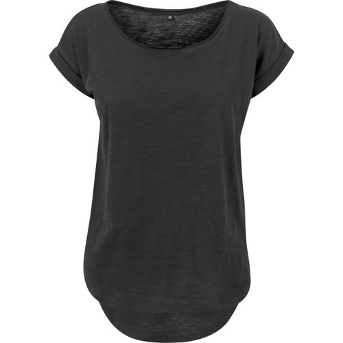 T-Shirt Manches Courtes Long D?Contract? - Femme - By036 - Noir