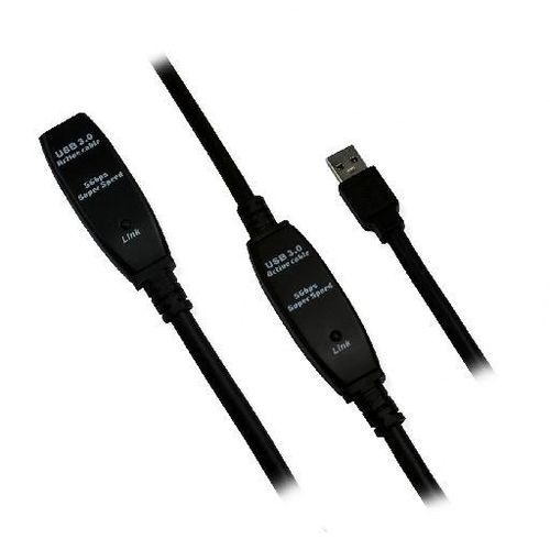 MCL - Rallonge de câble USB - USB type A (M) pour USB type A (F) - USB 3.0 - 15 m - actif