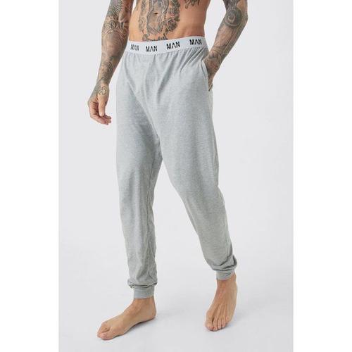 Tall Man Loungewear Joggers In Grey Marl Homme - Gris - L, Gris