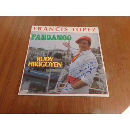 Fandango De Francis Lopez Dedicace