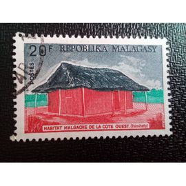 Timbre Madagascar Yt 468 Tsimihety Côte Ouest 1970 ( 20204 )