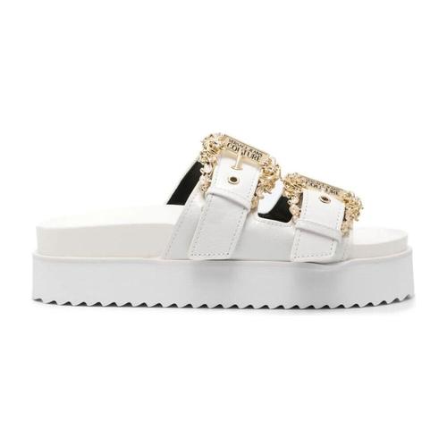 Versace Jeans Couture - Shoes > Flip Flops & Sliders > Sliders - White