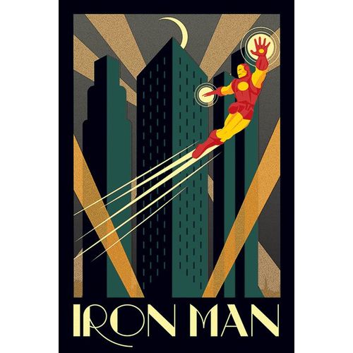 Marvel Deco (Iron Man) - 61x91,5cm - Affiche / Poster - Envoi En Tube