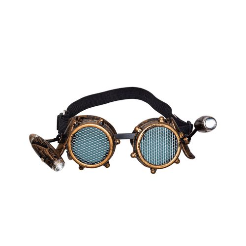 Lunettes Avec Lumière Frontale Steampunk Adulte