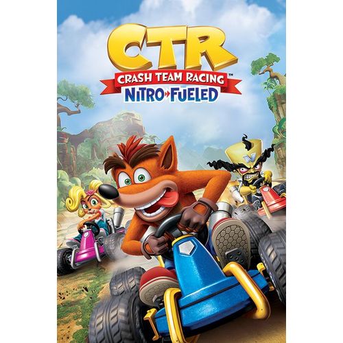 Crash Team Racing (Race) - Bandicot - 61x91,5cm - Affiche / Poster - Envoi En Tube