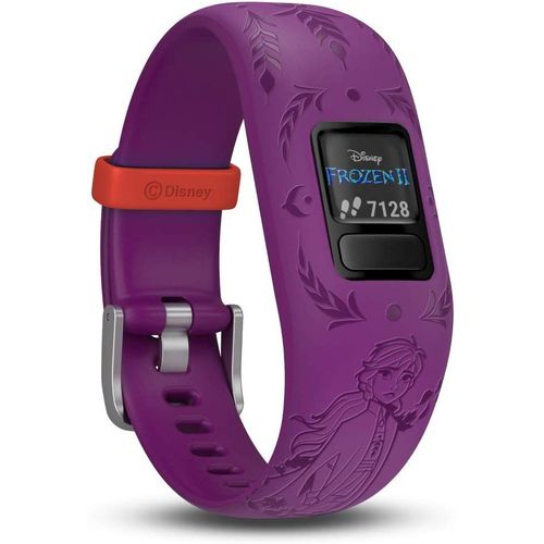 Garmin Vívofit Jr 2 - Disney Frozen 2 Anna - Tracker D'activités Avec Bracelet - Silicone - Taille Du Poignet : 130-175 Mm - Bluetooth - 17.5 G