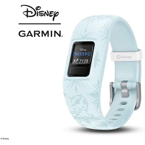 Garmin Vívofit Jr 2 - Disney Frozen 2 Elsa - Suivi D'activités Avec Bracelet - Silicone - Taille Du Poignet : 130-175 Mm - Bluetooth - 17.5 G