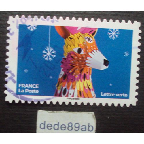 France.. Mon Fantastique Carnet De Timbres . Cerf ( Détail + + + ) . Oblitéré