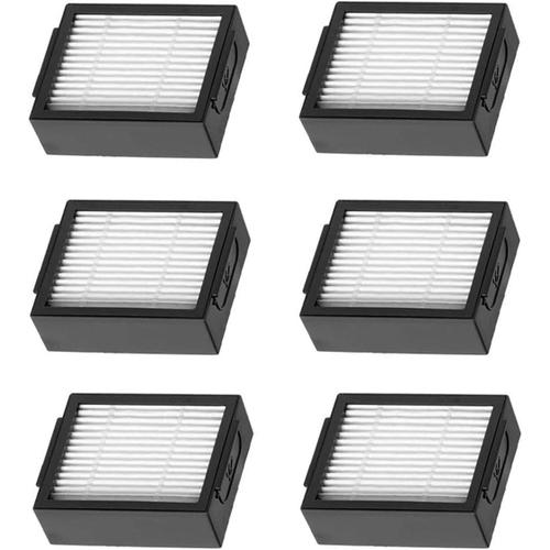 6 Pièces Filtres de Remplacement pour Roomba E I & J Série E5 E6 i7 i7+ i6 i6+ i3 i3+ i4 i4+ i8 i8+ j7 j7+ Aspirateur