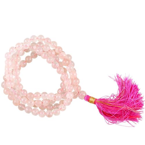 Mala En Quartz Rose Qualité Aa 108 Perles