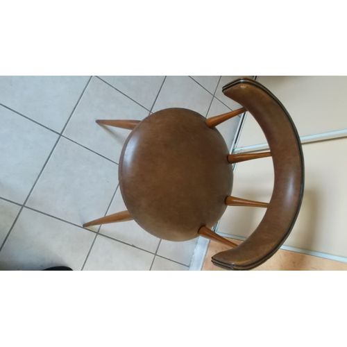1 Ancienne Chaise Vintage Marron