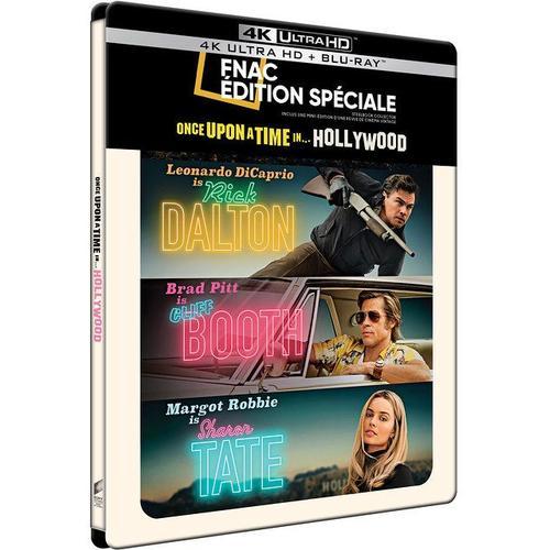 Once Upon A Time... In Hollywood - Exclusivité Fnac Boîtier Steelbook - 4k Ultra Hd + Blu-Ray + Gallery Book