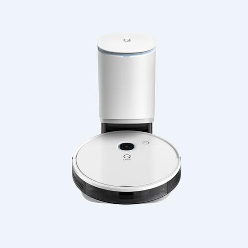 Yeedi Vac Max Robot Aspirateur avec Base - Aspiration 3000Pa Batterie 5200mAh Autonomie 200min Bruit 70dB - Blanc