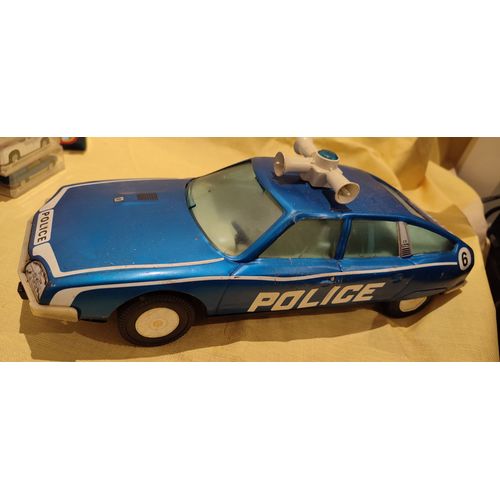 Voiture Joustra Citroen Cx 2200 Police En Tole 1/12-Joustra