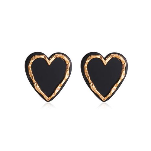 Boucles D'oreilles Pendantes Géométriques En Strass Pour Femmes, Mode Coréenne, Couleur Noire, Bijoux Élégants Pour Femmes, Tendance 2021