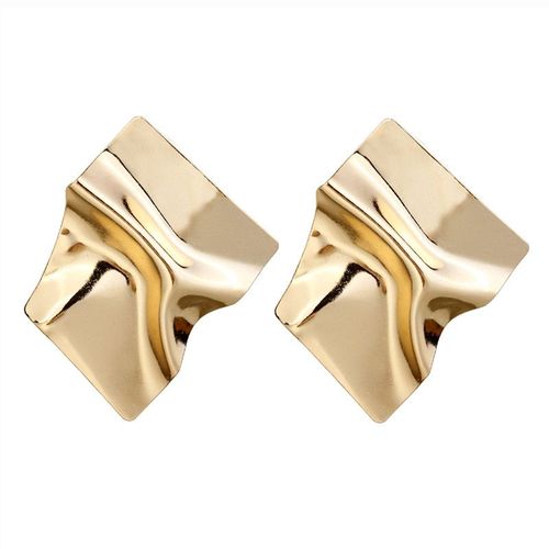 Lats-Grandes Boucles D'oreilles Vintage Pour Femmes, Pendentif Géométrique En Métal Doré, Bijoux Tendance Et À La Mode, 2020