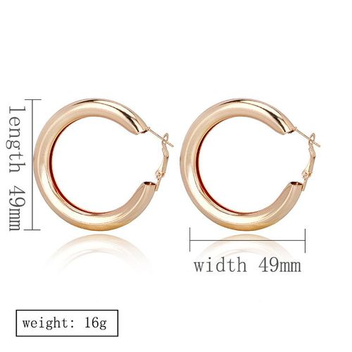 Lats-Grandes Boucles D'oreilles Vintage Pour Femmes, Pendentif Géométrique En Métal Doré, Bijoux Tendance Et À La Mode, 2020