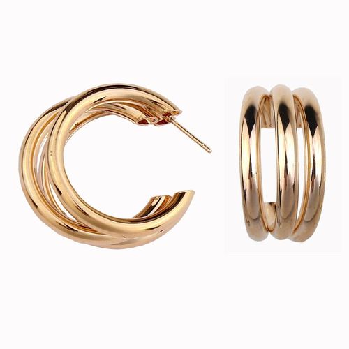 Lats-Grandes Boucles D'oreilles Vintage Pour Femmes, Pendentif Géométrique En Métal Doré, Bijoux Tendance Et À La Mode, 2020