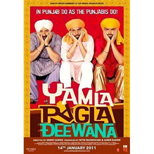 Yamla Pagla Deewana - Dvd - All Regions - Ntsc - Dharmendra - Sunny Deol - Bobby Deol - Bollywood