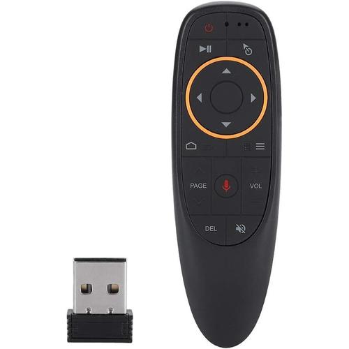 Télécommande sans fil 2,4 G,17 touches sans fil avec clavier pour Smart TV/Android TV Set-top Box/PC