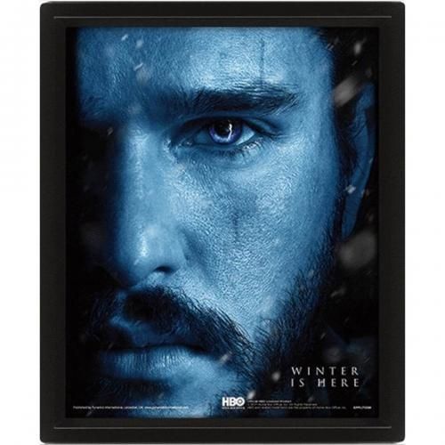 Game Of Thrones Cadre 3d Lenticulaire John Snow /2