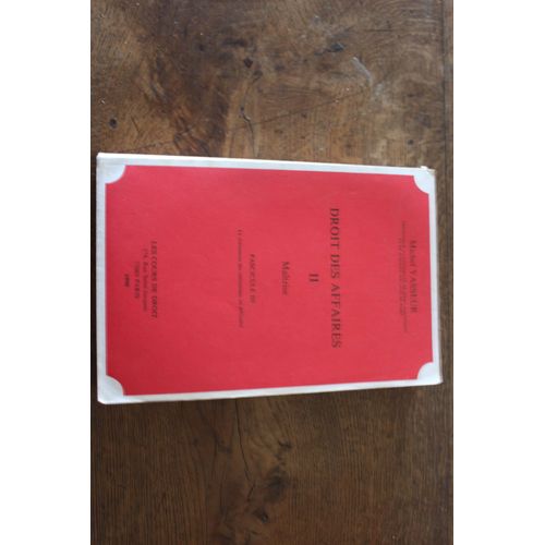 Droit Des Affaires Fasicule 3