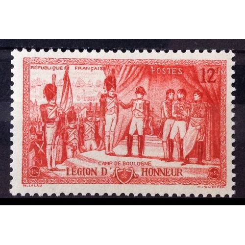 Légion D'honneur - 150ème Anniversaire - 12f Rouge (Impeccable N° 997) Neuf** Luxe (= Sans Trace De Charnière) - France Année 1954 - N26462