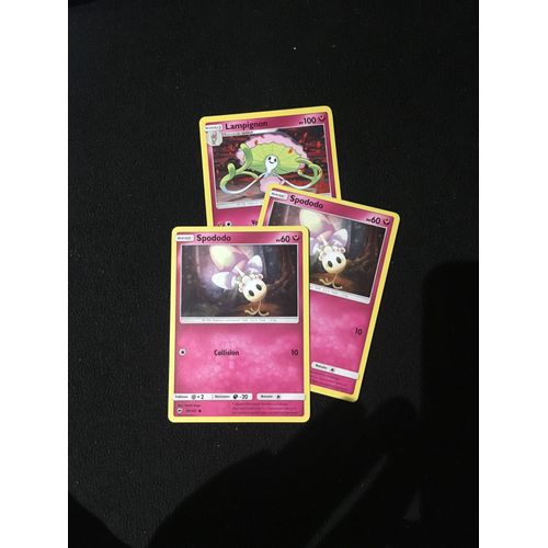 (1186) 2x Spododo + Lampignon (Pokemon)