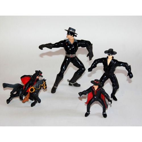 Lot Zorro Bully Papo Kenner Hasbro 90