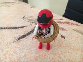 Playmobil 6840 : Série 10 : Vainqueur De Course Moto Ou F1