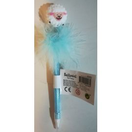 Stylo Bille Peluche Et Mouton Sur Ressort
