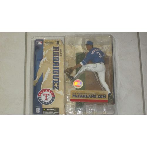 Figurine Mcfarlane De Baseball De A. Rodriguez Des Rangers S.8 Mlb