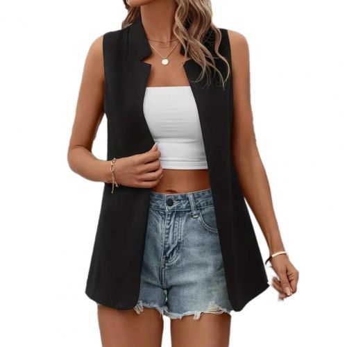 Cardigan À Revers Décontracté Pour Femme, Polyvalent, Fibrasoft, Lavable, Tenues Assorties