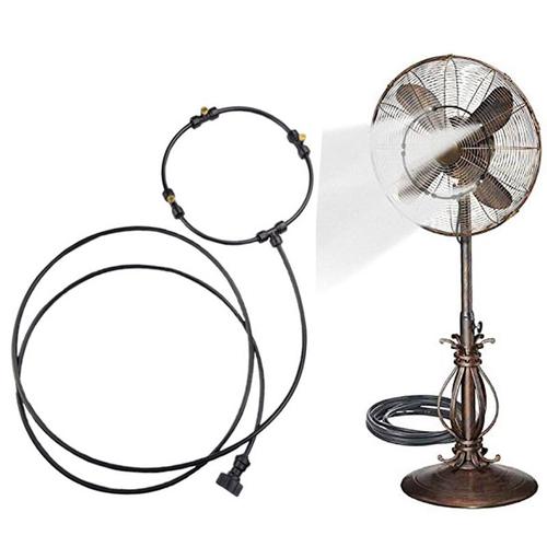 Kit de Conversion de ventilateur de brumisation, 8 pieds, 10 pieds, 18 pieds carrés, basse pression, système de brumisation résidentiel, à fixation rapide