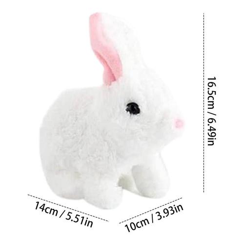 Lapin En Peluche Électrique À Piles Pour Enfants, Lapin Animal Sautant, Jouets Interactifs, Cadeaux Pour Garçons Et Filles